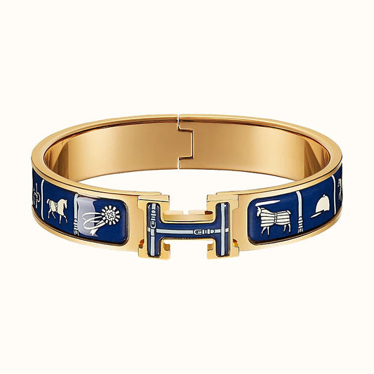 [ELAN LUXE]H COUVERTURES DARK BLUE BRACELET