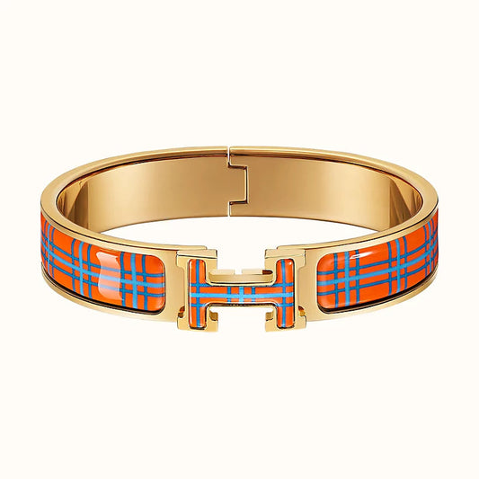 [ELAN LUXE]H TARTAN BRACELET 12MM