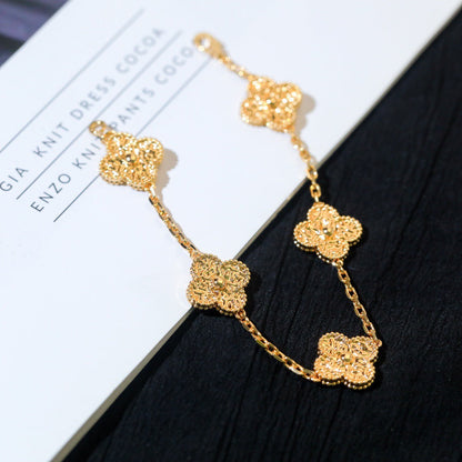 [ELAN LUXE]CLOVER 5 MOTIFS BRONZING BRACELET