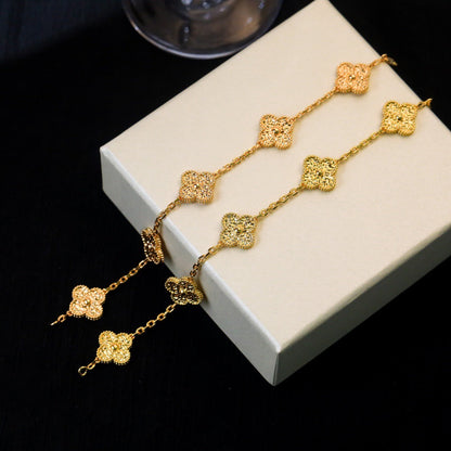 [ELAN LUXE]CLOVER 5 MOTIFS BRONZING BRACELET