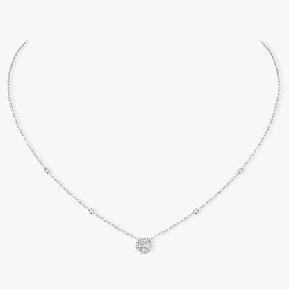 [ELAN LUXE]Diamond Necklace 0,20ct Brilliant Shape Joy