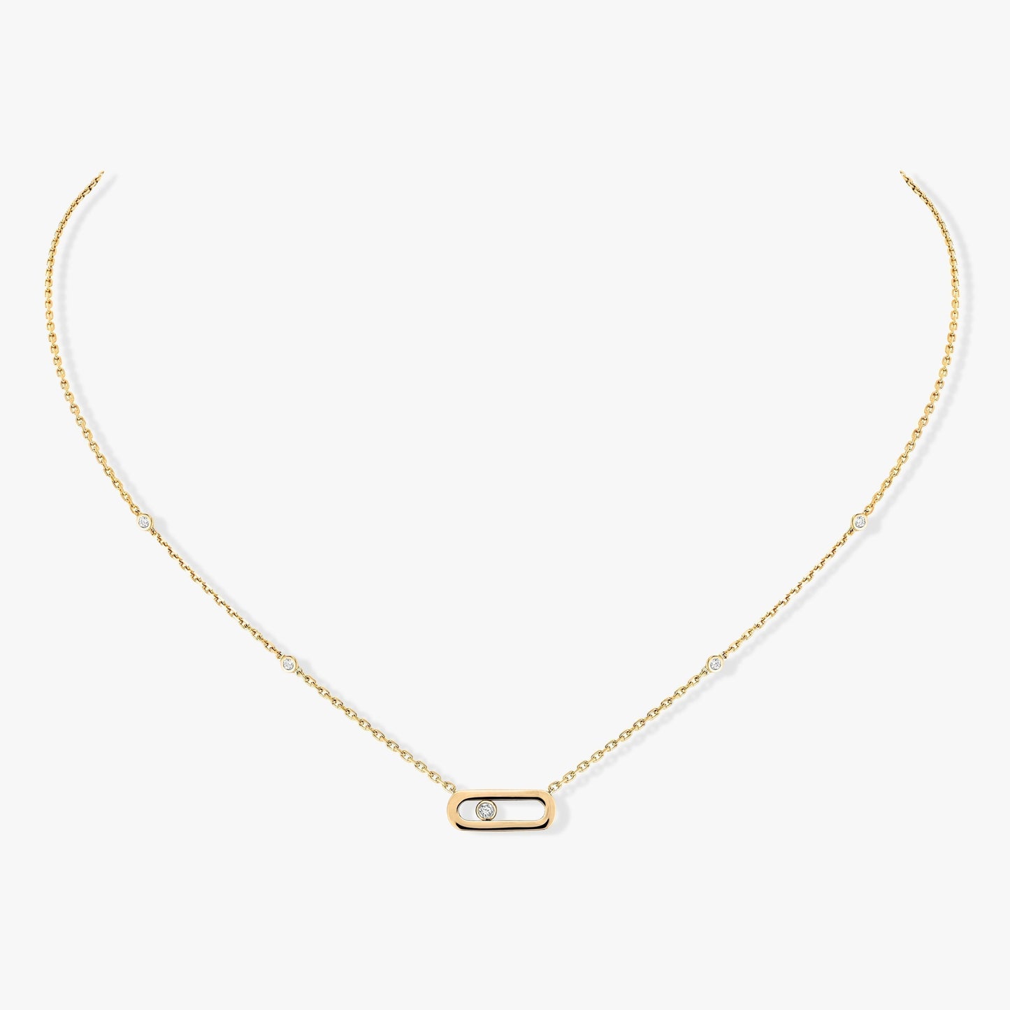 [ELAN LUXE]MOVE UNO DIAMOND NECKLACE