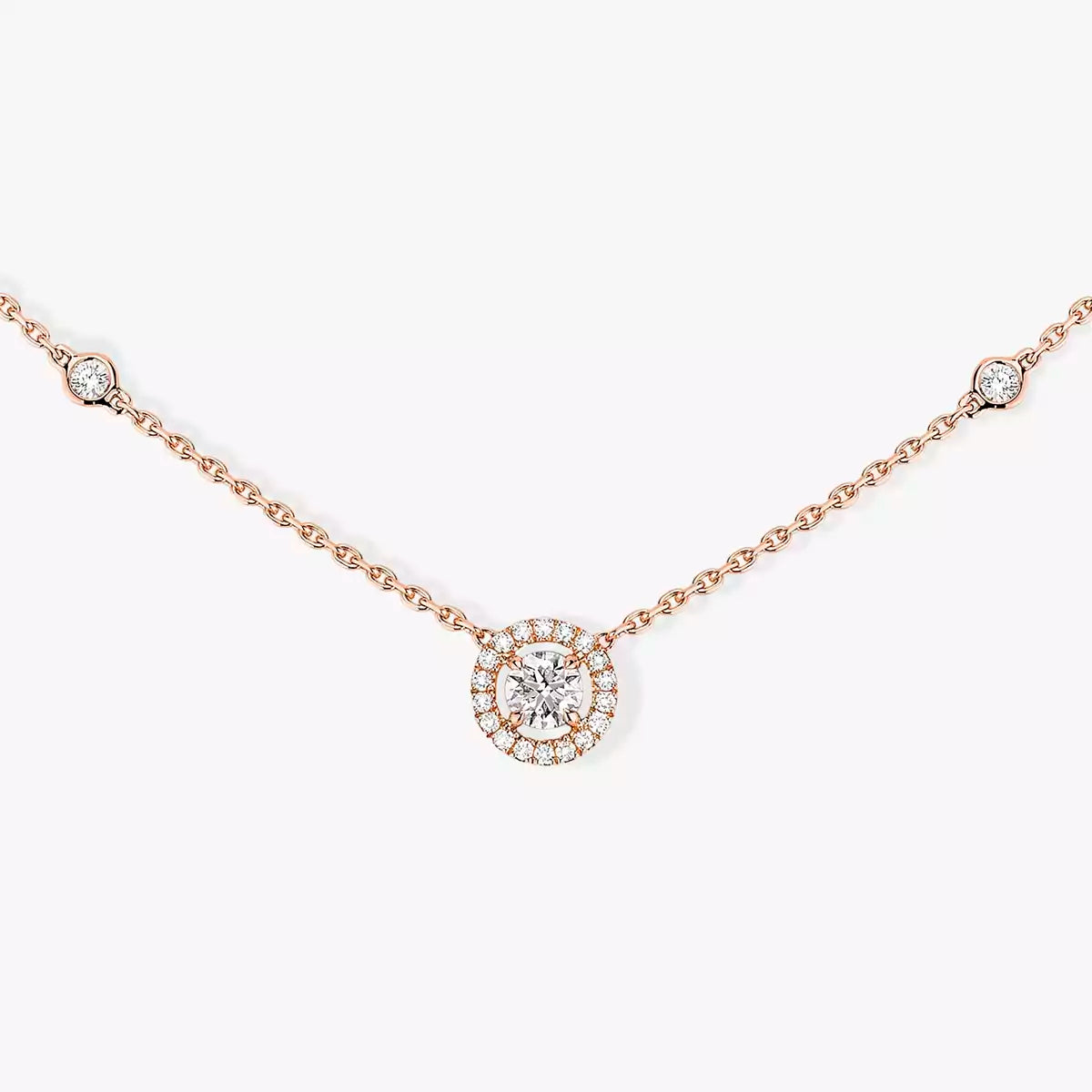[ELAN LUXE]Diamond Necklace 0,20ct Brilliant Shape Joy