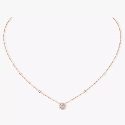 [ELAN LUXE]Diamond Necklace 0,20ct Brilliant Shape Joy