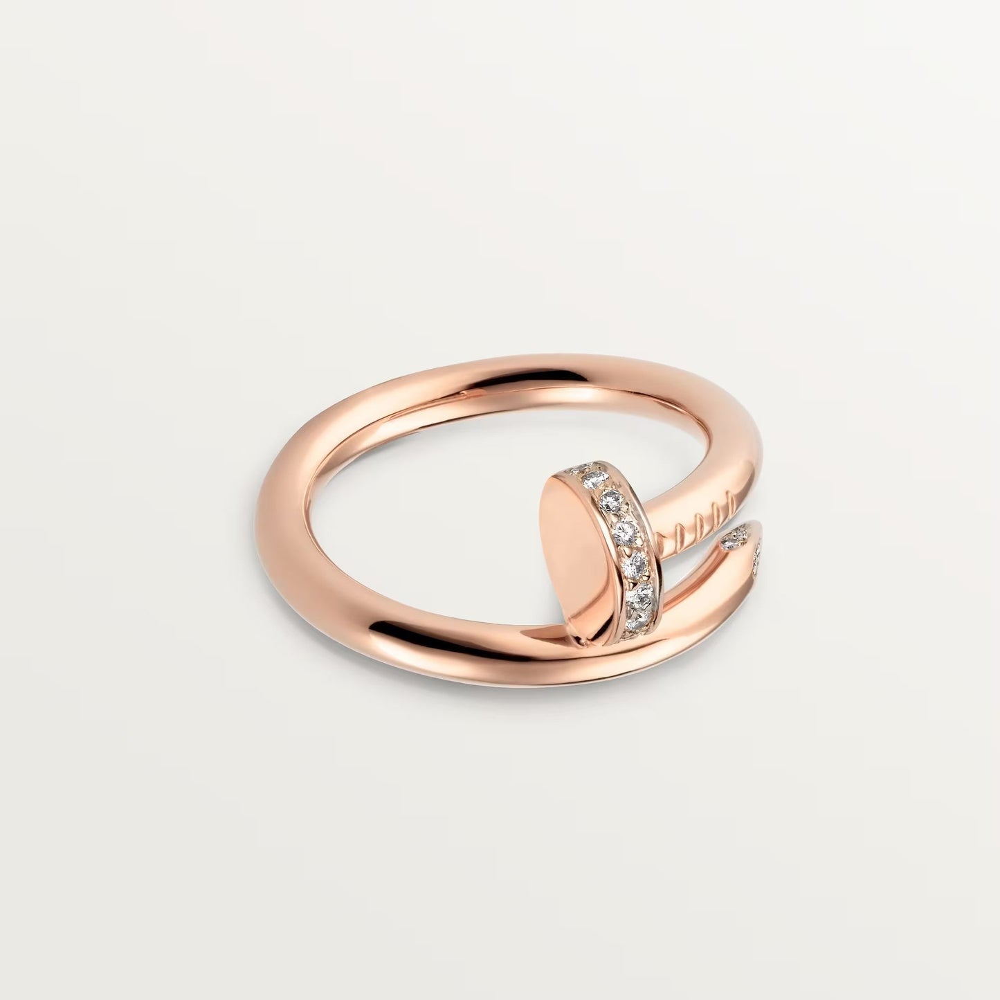 [ELAN LUXE]JUSTE RING 2.6MM HALF DIAMOND