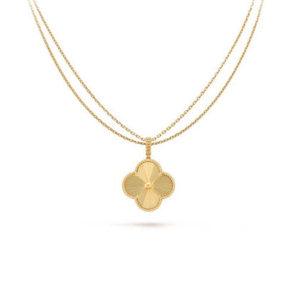 [ELAN LUXE]CLOVER 25MM PEDANT NECKLACE GOLD
