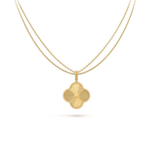 [ELAN LUXE]CLOVER 25MM PEDANT NECKLACE GOLD