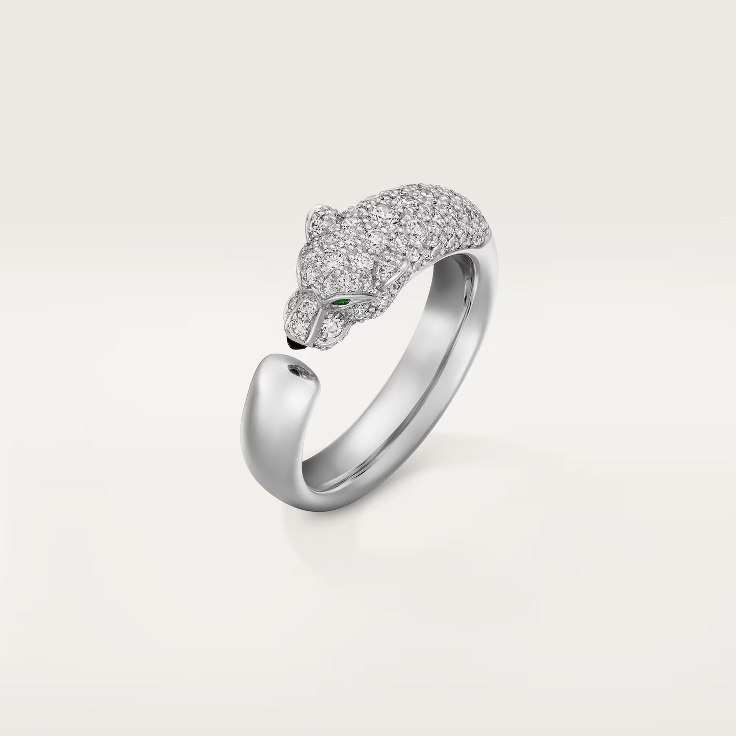 [ELAN LUXE]PANTHERE HALF DIAMOND SMALL RING