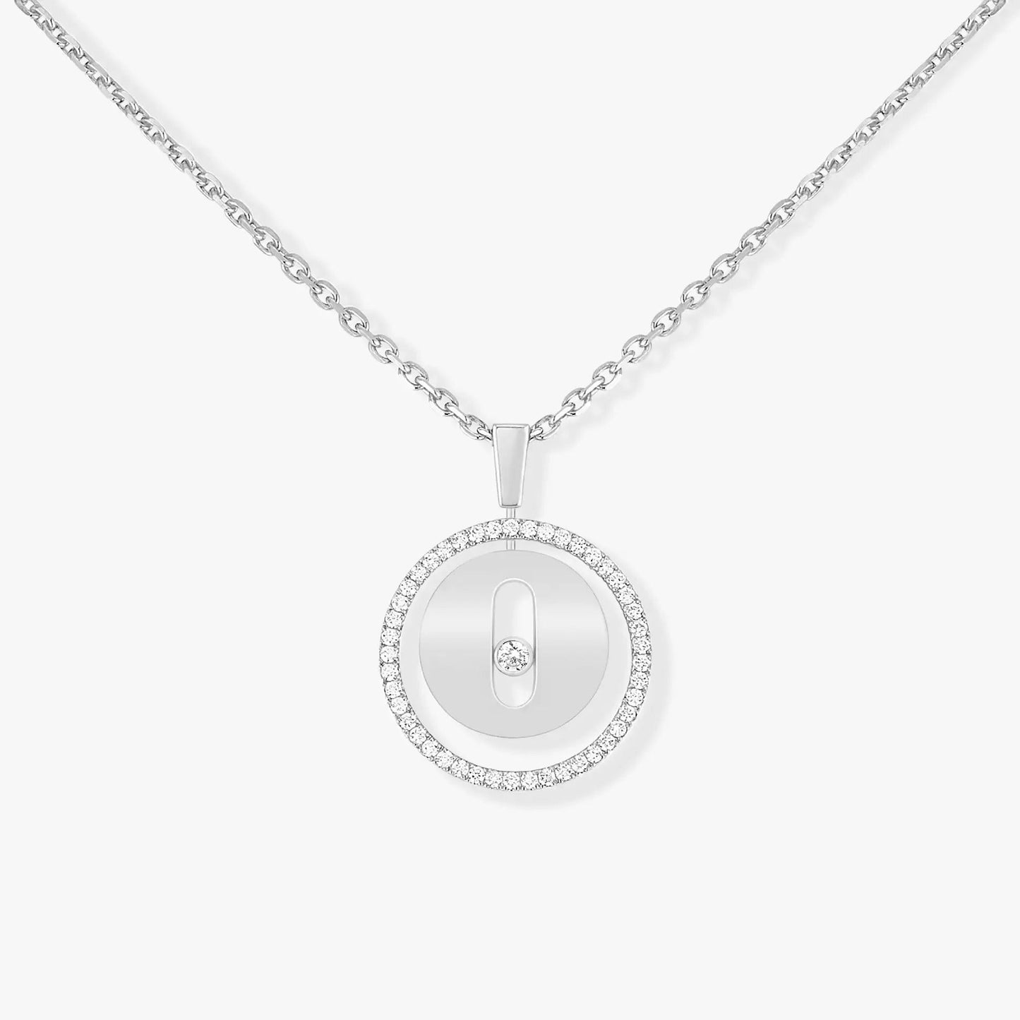 [ELAN LUXE]LUCKY MOVE PM NECKLACE SILVER DIAMOND