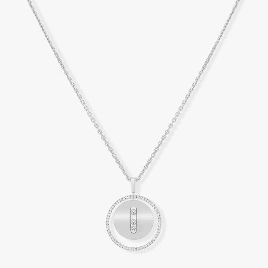 [ELAN LUXE]LUCKY MOVE MM SILVER DIAMOND NECKLACE