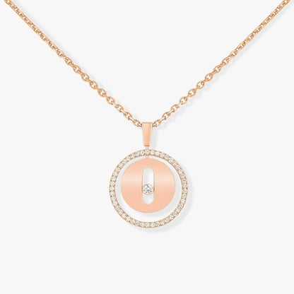[ELAN LUXE]LUCKY MOVE PM NECKLACE PINK GOLD DIAMOND