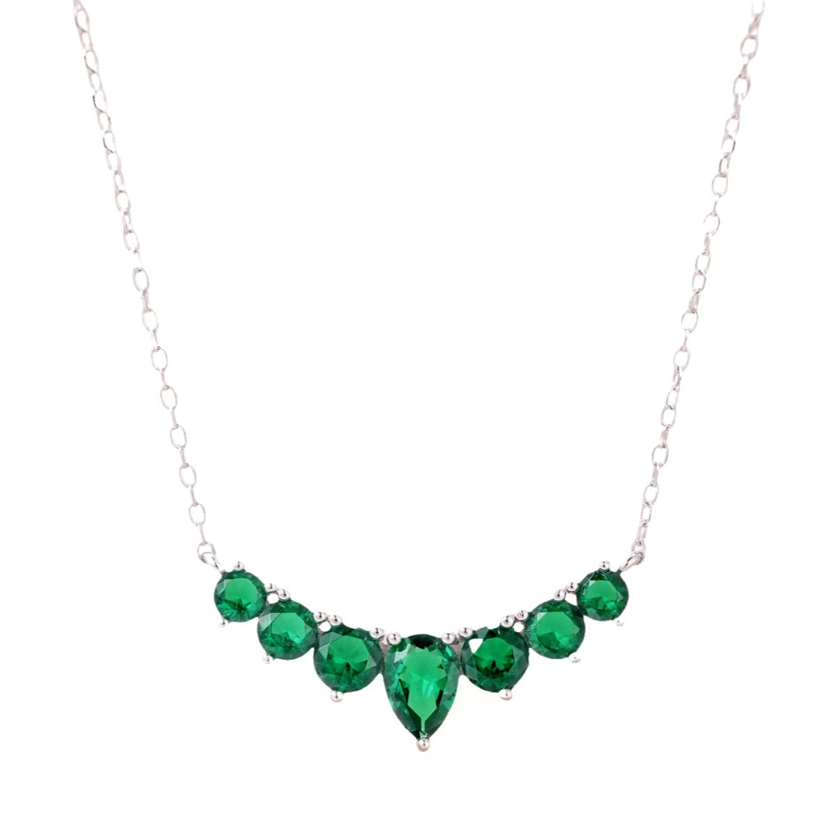 [ELAN LUXE]Dainty Colorful Heart Necklace
