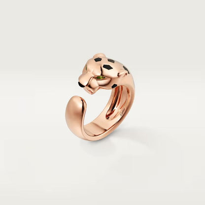 [ELAN LUXE]PANTHERE SPOTTED MEDIUM RING