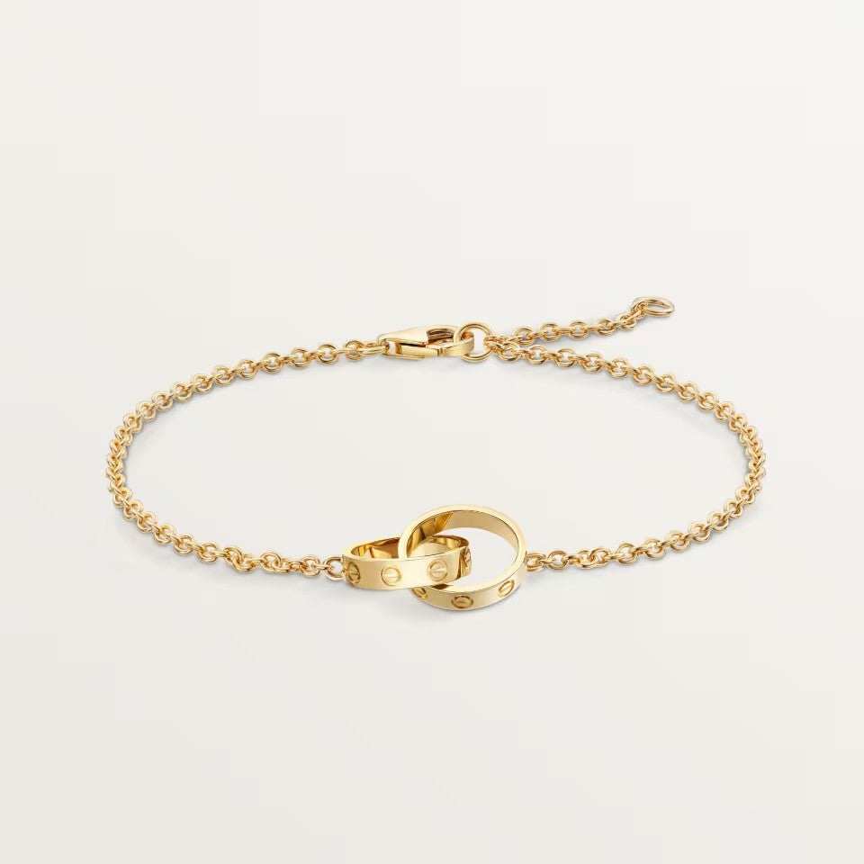 [ELAN LUXE]LOVE BRACELET DOUBLE RING