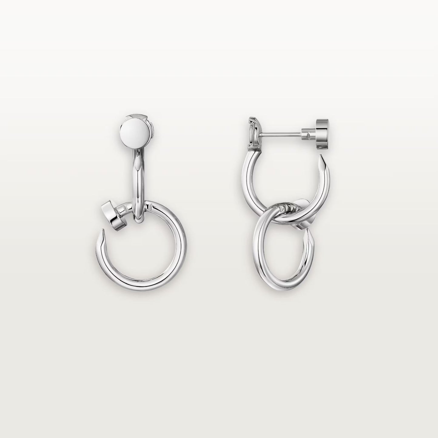 [ELAN LUXE]JUSTE NO DIAMOND DOUBLE EARRINGS