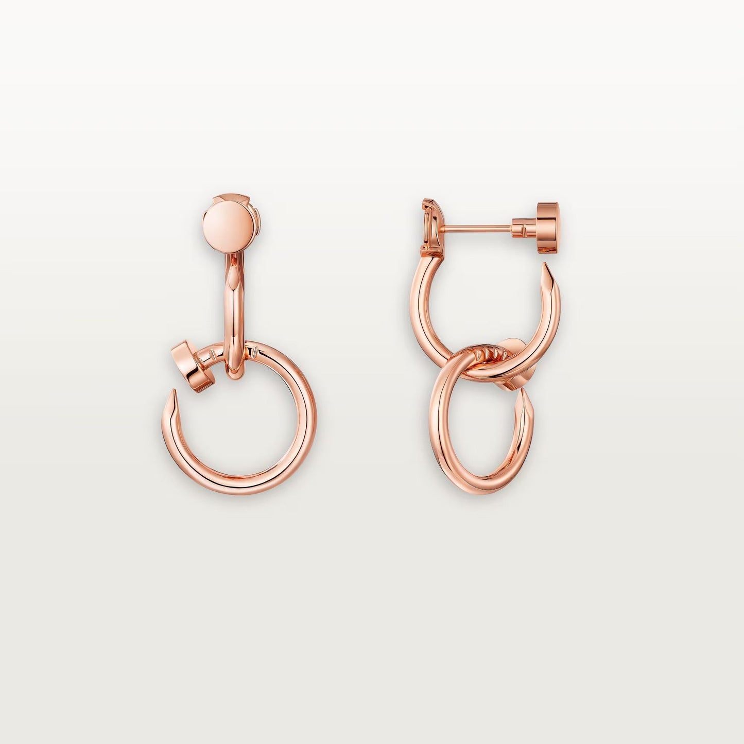 [ELAN LUXE]JUSTE NO DIAMOND DOUBLE EARRINGS