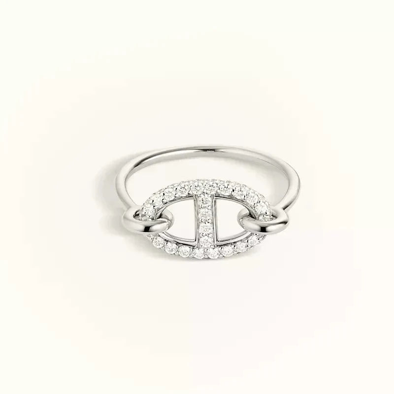 [ELAN LUXE]RONDE SMALL SILVER DIAMOND RING