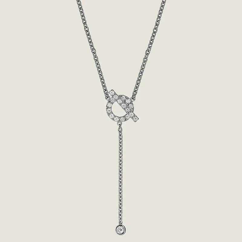 [ELAN LUXE]FINESSE SILVER DIAMOND NECKLACE