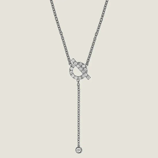 [ELAN LUXE]FINESSE SILVER DIAMOND NECKLACE
