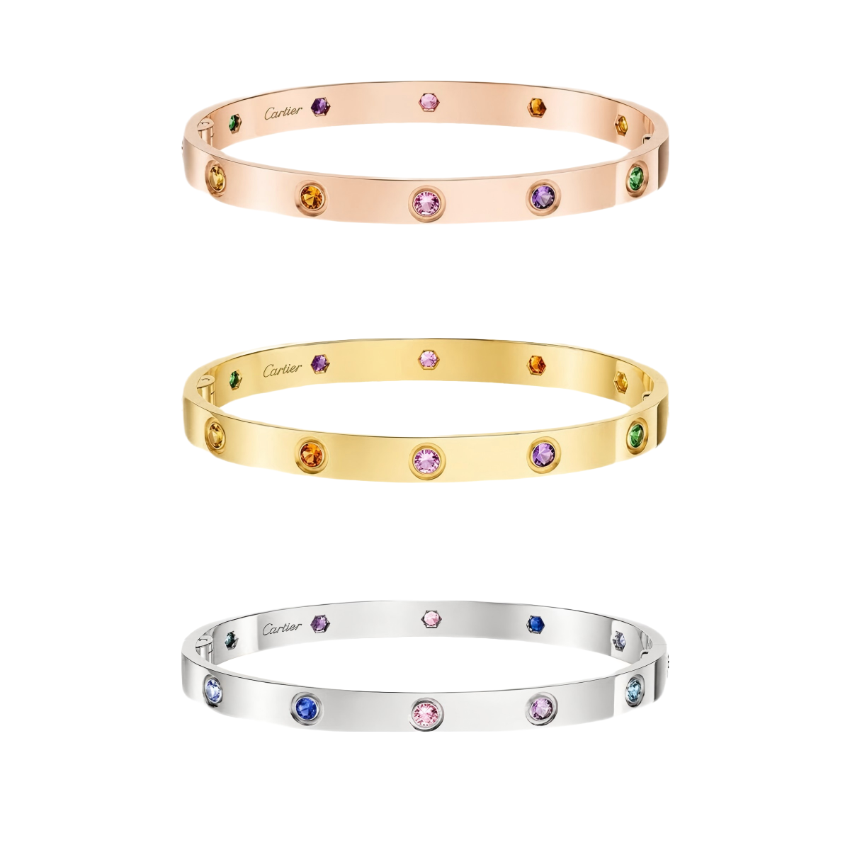 [ELAN LUXE]2026 RAINBOW LOVE BRACELET 6.1MM  10 DIAMONDS
