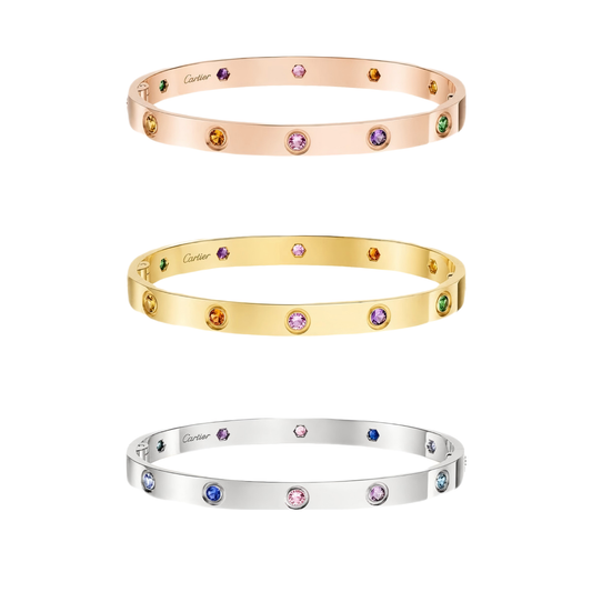 [ELAN LUXE]2026 RAINBOW LOVE BRACELET 6.1MM  10 DIAMONDS