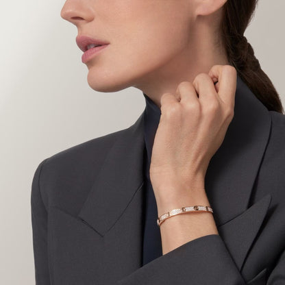 [ELAN LUXE]LOVE BRACELET 4.8MM DIAMOND-PAVED
