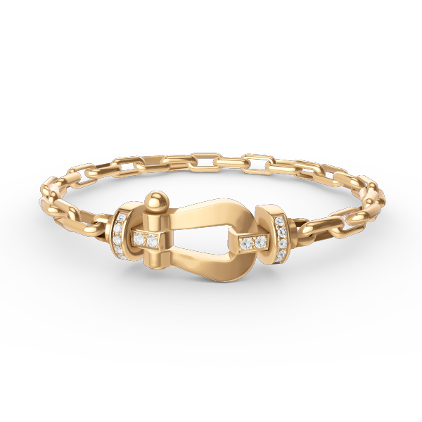 [ELAN LUXE]FORCE LARGE HORSESHOE CLASP  METAL BRACELET