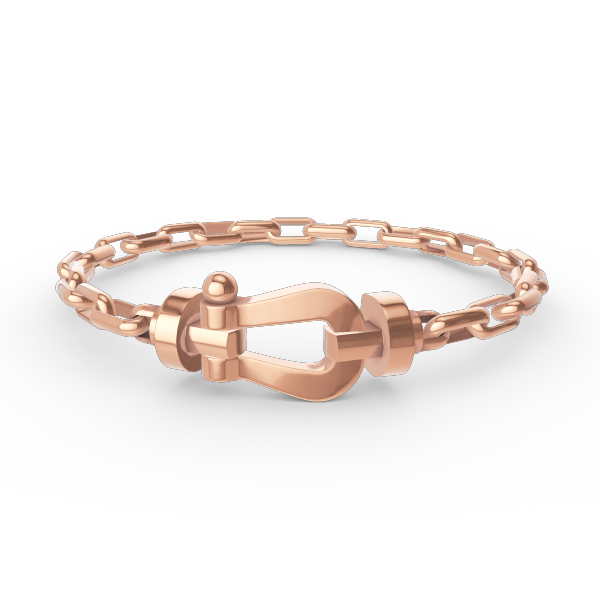 [ELAN LUXE]FORCE LARGE HORSESHOE CLASP  METAL BRACELET