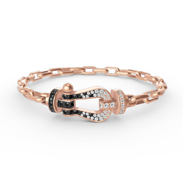 [ELAN LUXE]FORCE LARGE HORSESHOE CLASP  METAL BRACELET