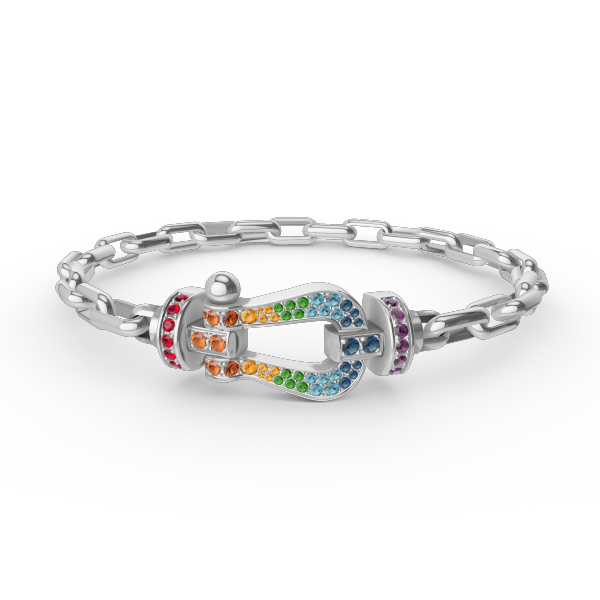 [ELAN LUXE]FORCE LARGE HORSESHOE CLASP  METAL BRACELET
