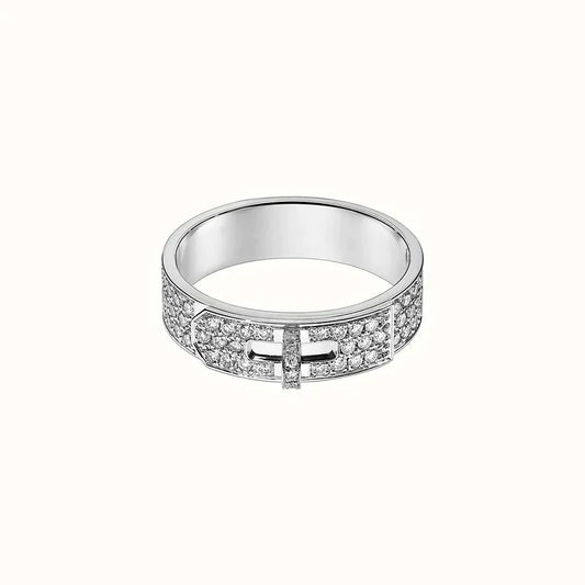 [ELAN LUXE]KELLY SILVER DIAMOND RING