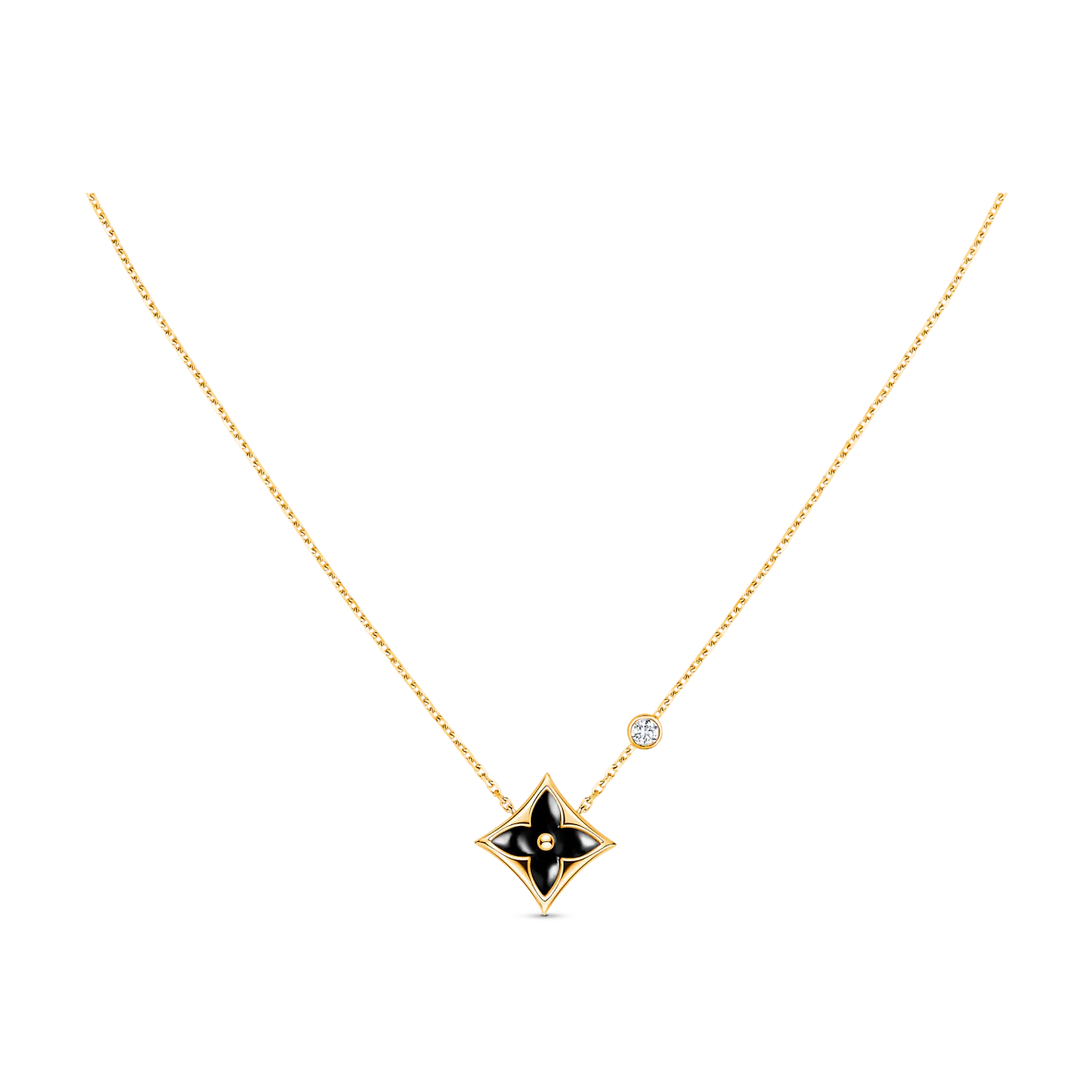 [ELAN LUXE]STAR BLACK MOP NECKLACE