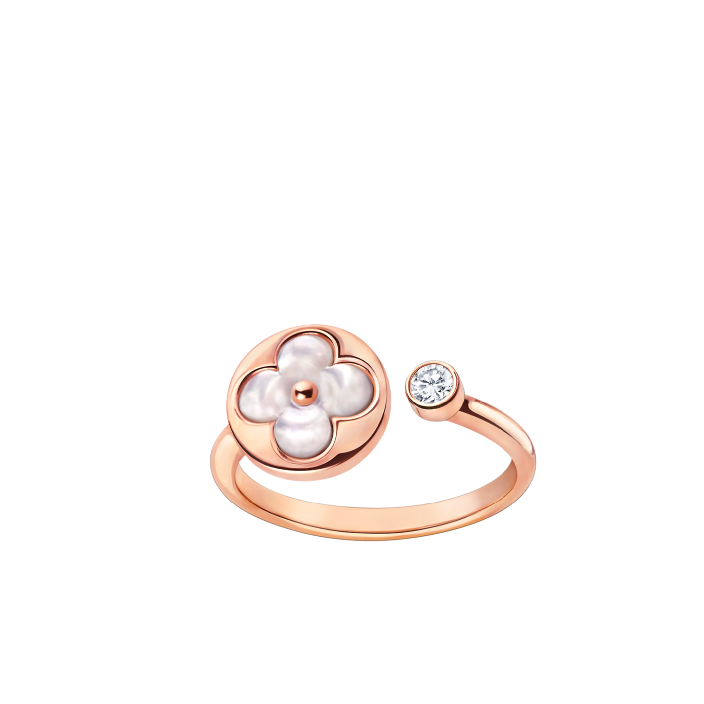 [ELAN LUXE]SUN 1 DIAMOND PINK MOP RING