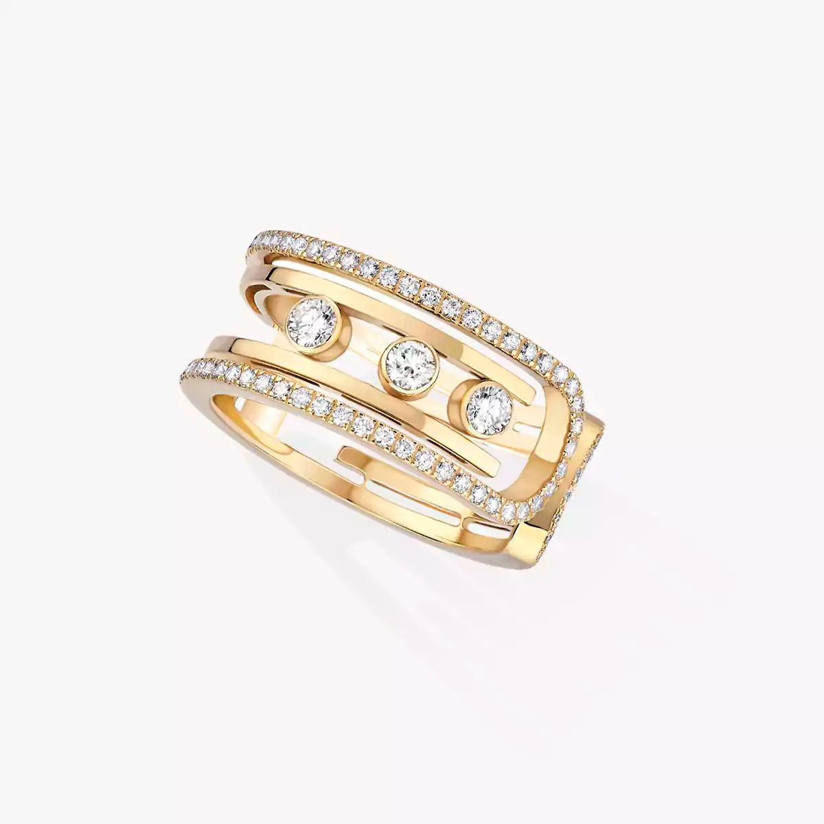 [ELAN LUXE]Move 10th Diamond Ring in Gold