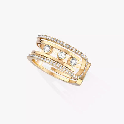 [ELAN LUXE]Move 10th Diamond Ring in Gold