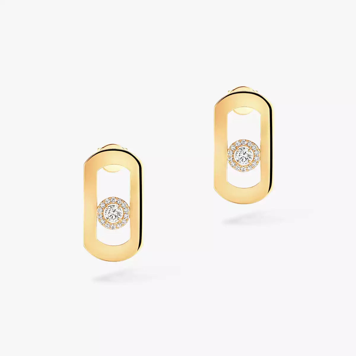 [ELAN LUXE]So Move Diamond Earrings in Yellow Gold