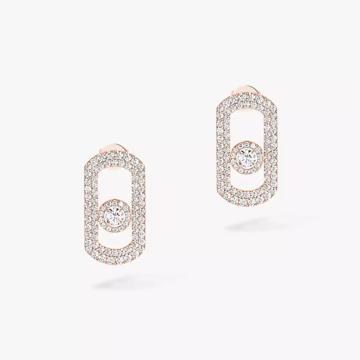 [ELAN LUXE]So Move Pave_-Set Diamond Earrings in Silver