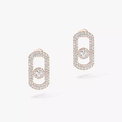 [ELAN LUXE]So Move Pave_-Set Diamond Earrings in Silver