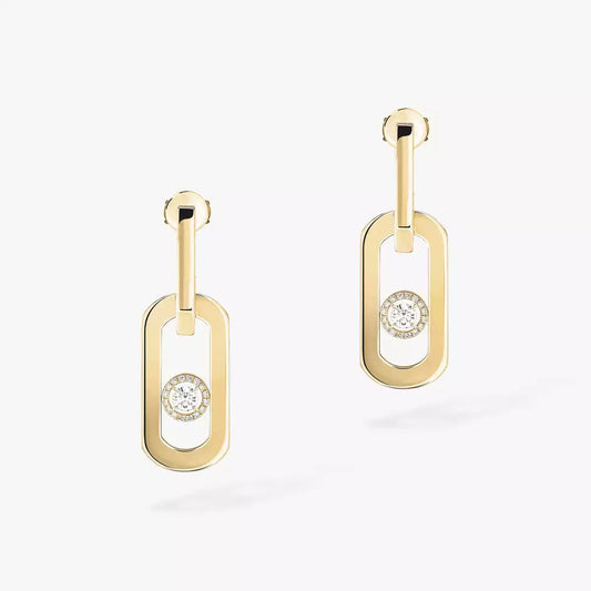 [ELAN LUXE] So Move XL Diamond Hoop Earring
