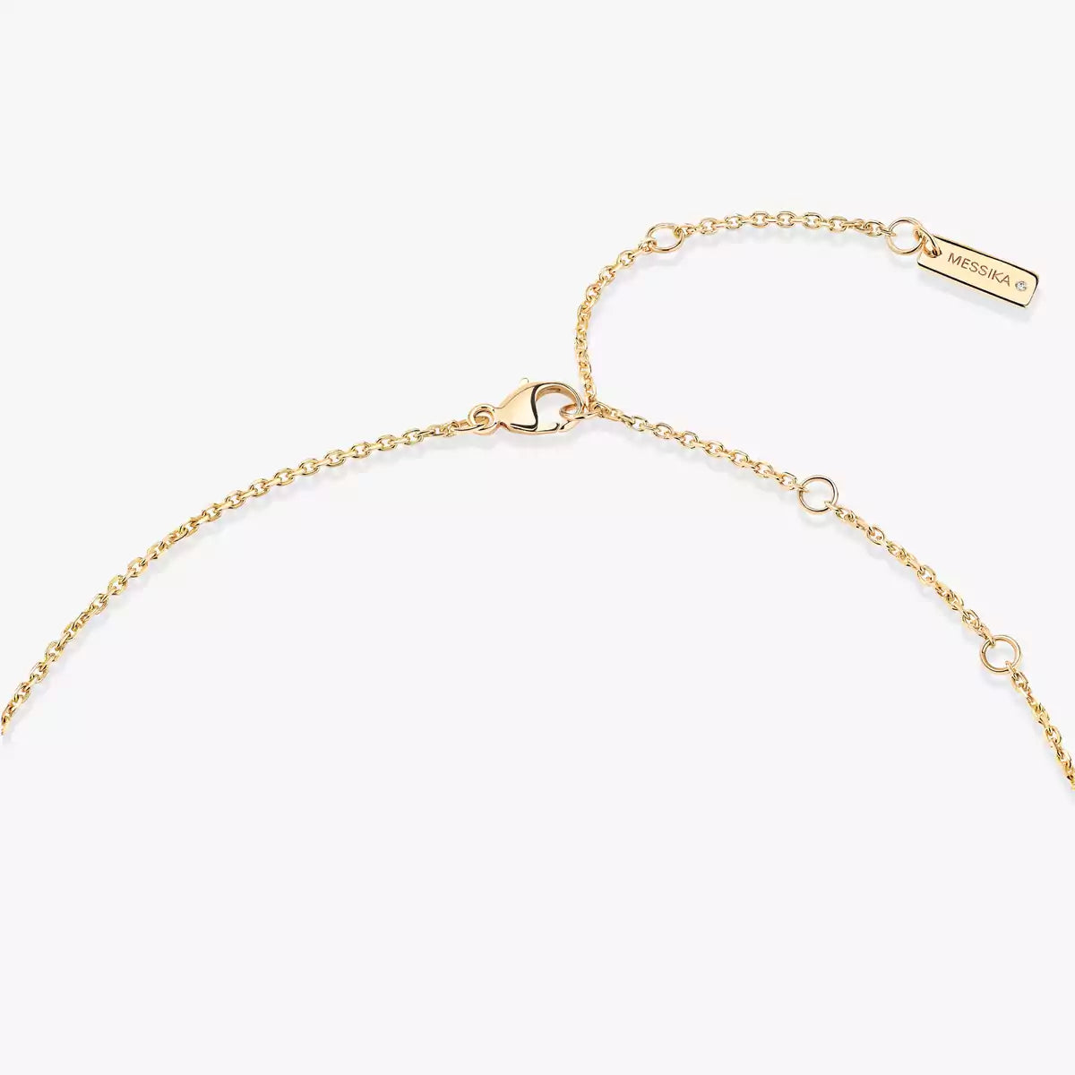 [ELAN LUXE]Lucky Eye Diamond Necklace in Rose Gold and Turquoise