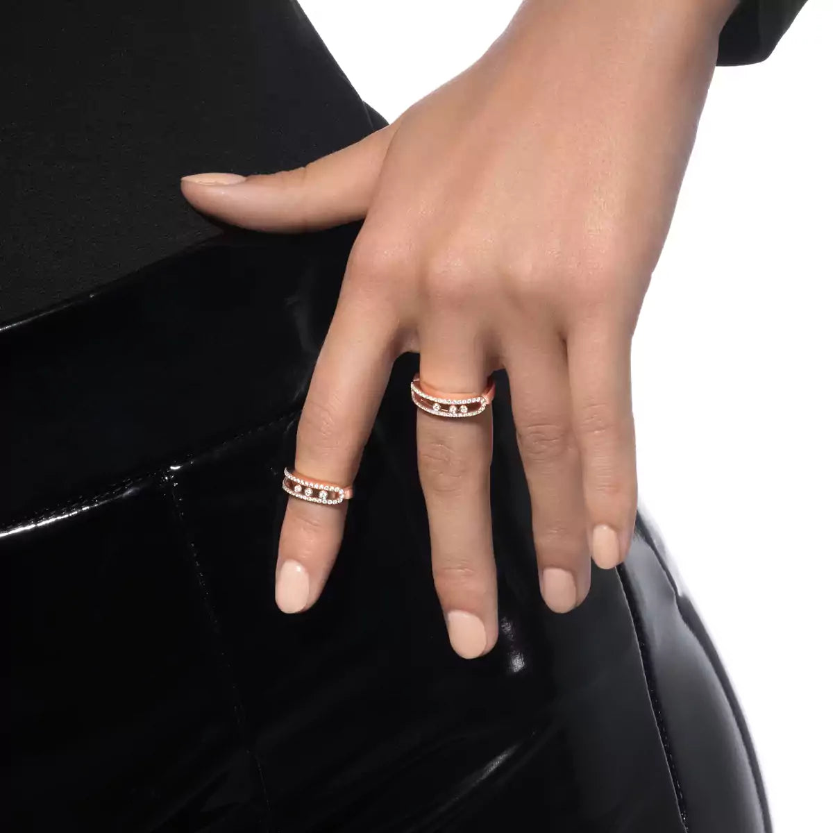 [ELAN LUXE] Baby Move Gold Diamond Pave_ Ring