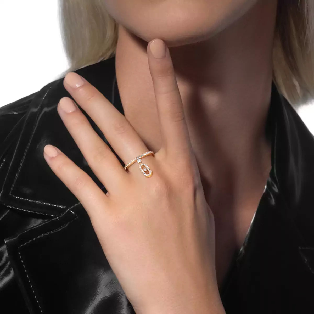 [ELAN LUXE]Move Uno Diamond Ring