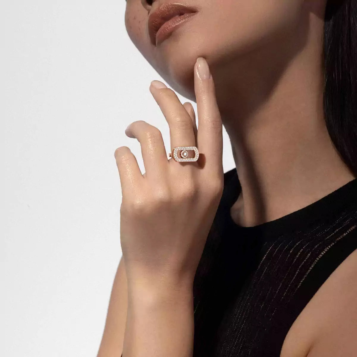 [ELAN LUXE]So Move Pave_-Set Diamond Ring