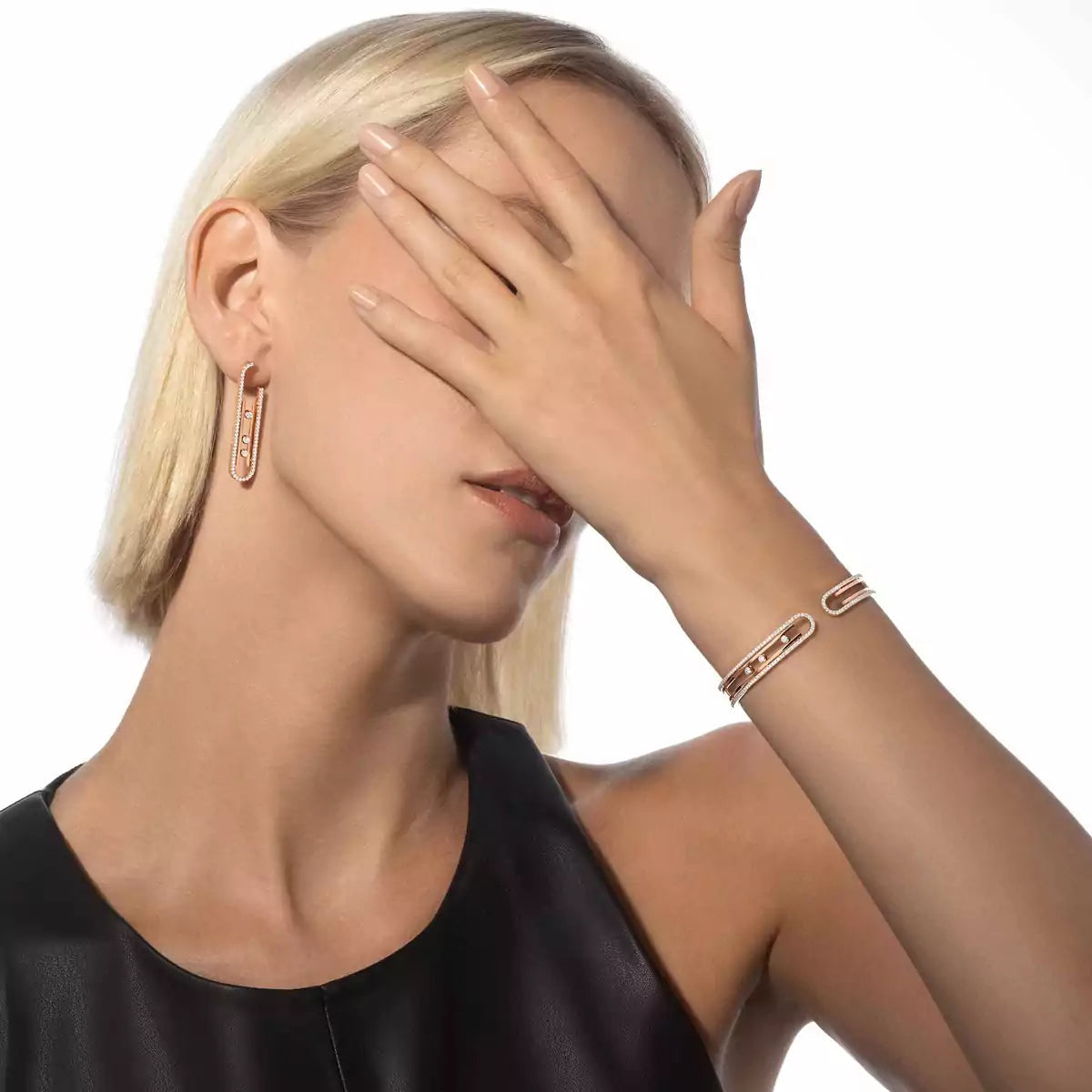 [ELAN LUXE]Diamond Pendant Earrings Move 10Th