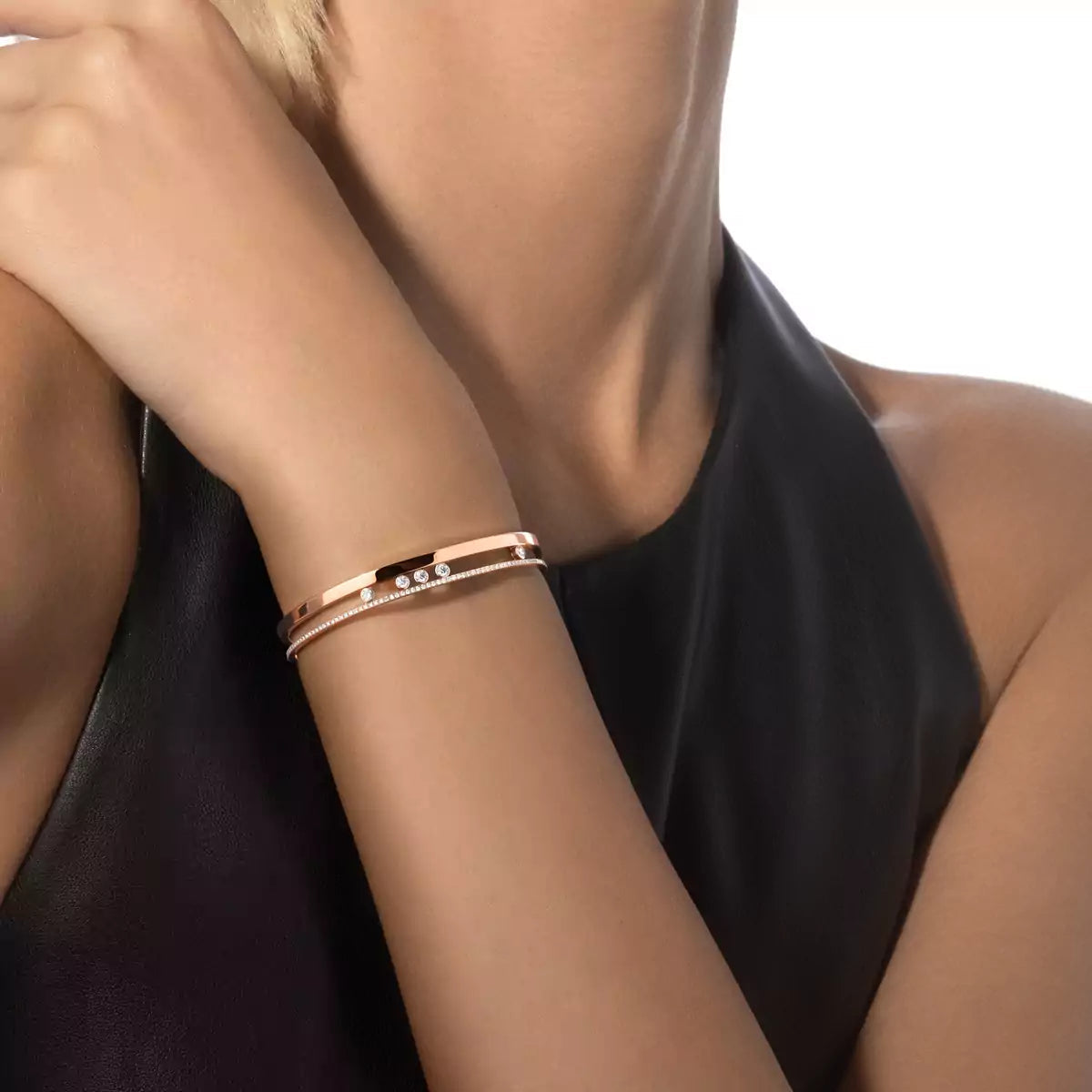 [ELAN LUXE]Move Romane Diamond Bangle Bracelet