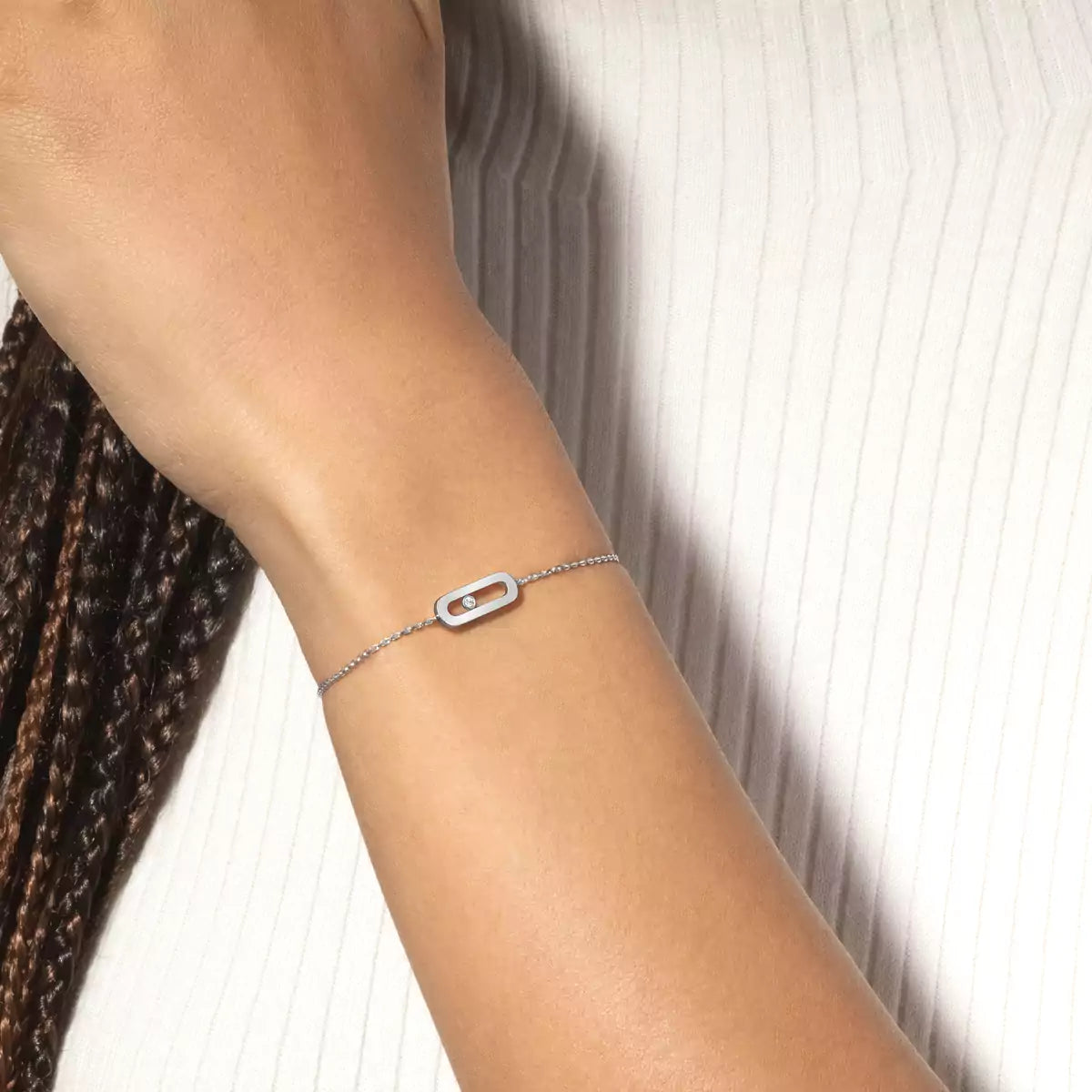 [ELAN LUXE]Move Uno Diamond Bracelet