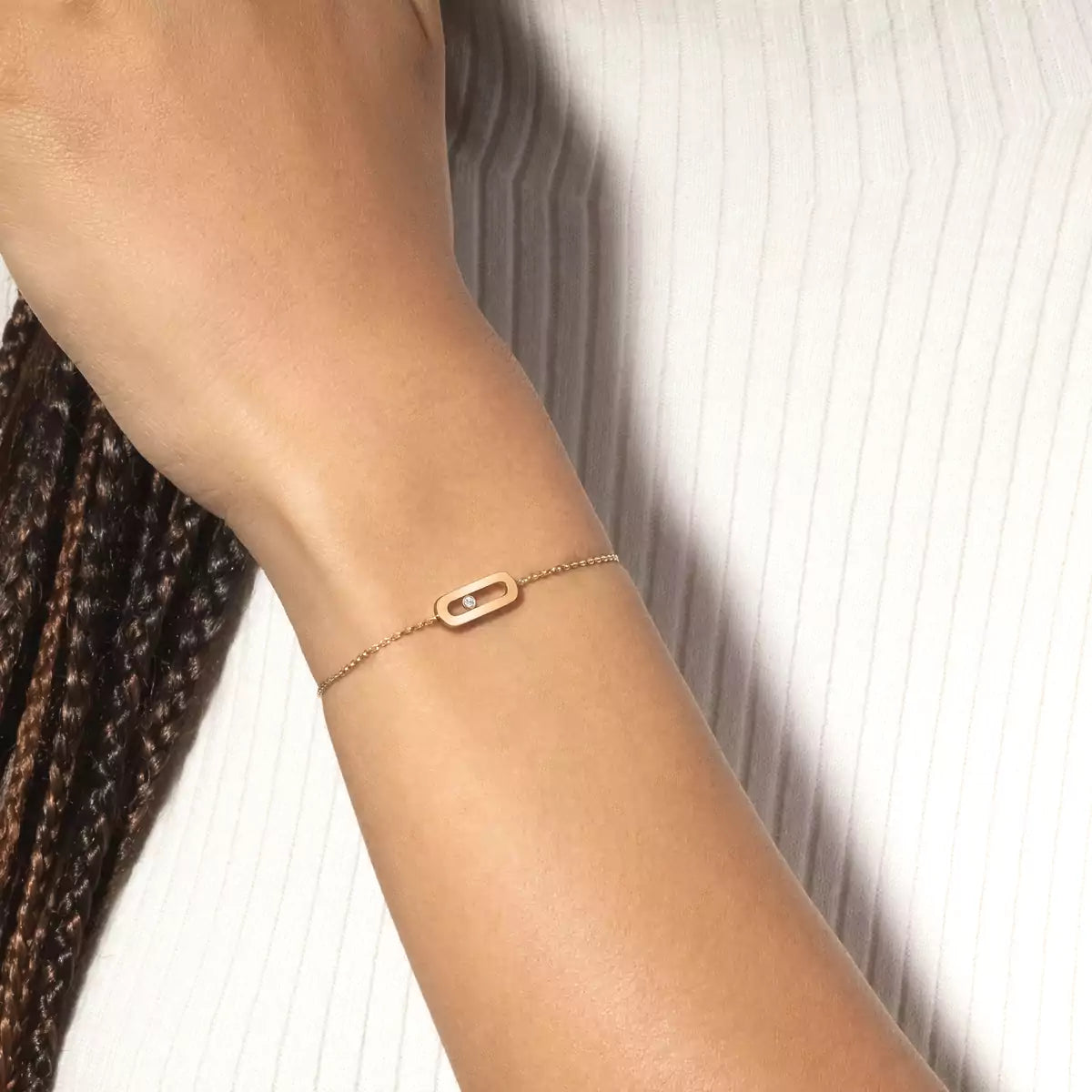 [ELAN LUXE]Move Uno Diamond Bracelet