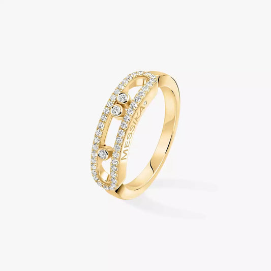 [ELAN LUXE] Baby Move Gold Diamond Pave_ Ring