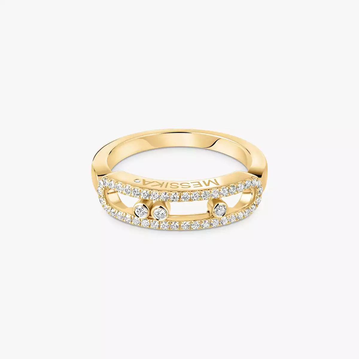 [ELAN LUXE] Baby Move Gold Diamond Pave_ Ring