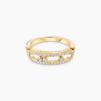[ELAN LUXE] Baby Move Gold Diamond Pave_ Ring